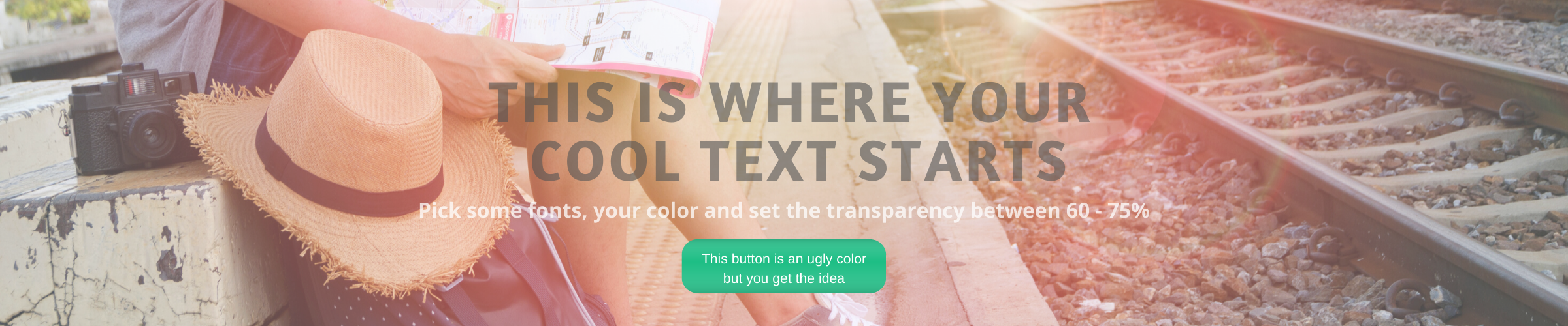 This is where your cool text starts
